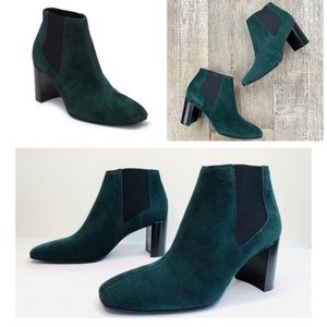 (AN-105) Rag & Bone Aslen Boot In Forest Green Suede
